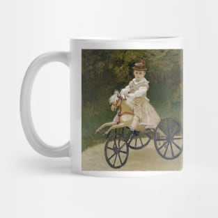 Jean Monet on His Hobby Horse by Claude Monet Mug